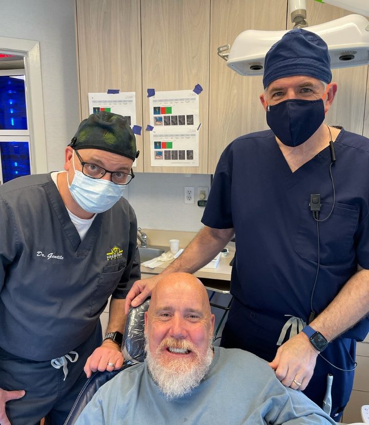 Happy patient with a healthy, confident smile at Farber Center on Long Island
