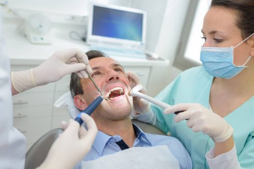 Laser gum treatments include deep cleaning that kills bacteria in the pockets of your gums.